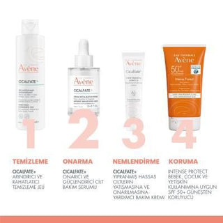 Avene Cicalfate+ Skin Care Serum for Sensitive Skin - Moisturizing, Soothing, Hypoallergenic - 30ml - Glamourous Grace