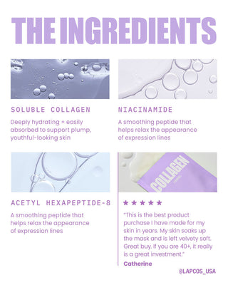 Daily Collagen Firming Facial Skin Mask