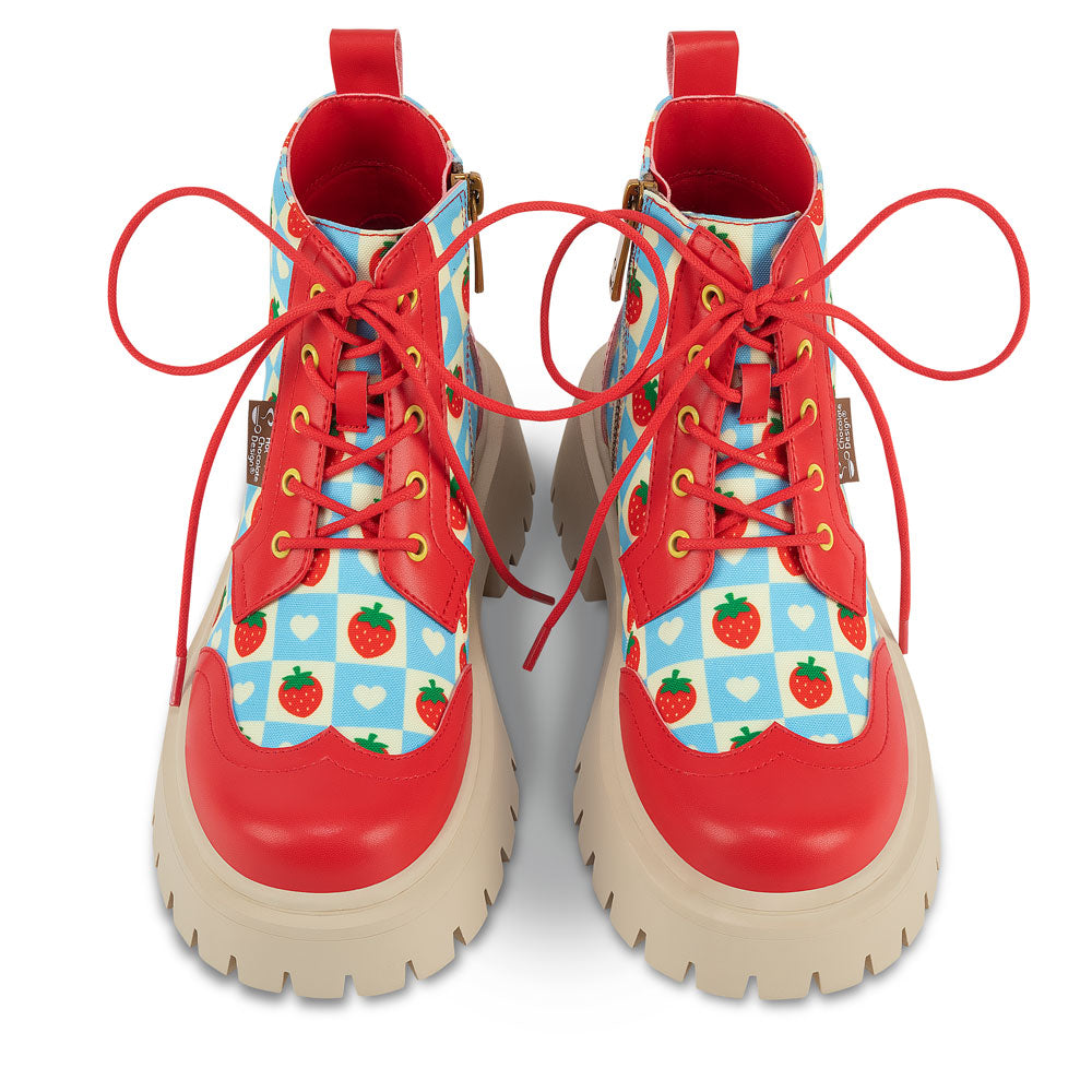 Creamy Berry Women's  Boots - Glamourous Grace