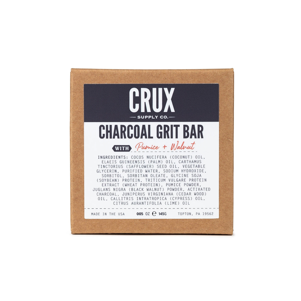 CRUX Supply Co Charcoal Grit Bar - Glamourous Grace