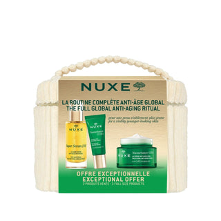 Nuxe Nuxuriance Ultra Anti-Aging Skincare Set - Luxury Skincare for Mature Skin with Day Cream, Eye Cream & Super Serum - Glamourous Grace
