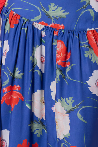 Tansy Skirt (Blue Flower)