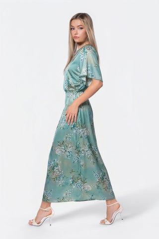 Juniper Dress (Green Flower)