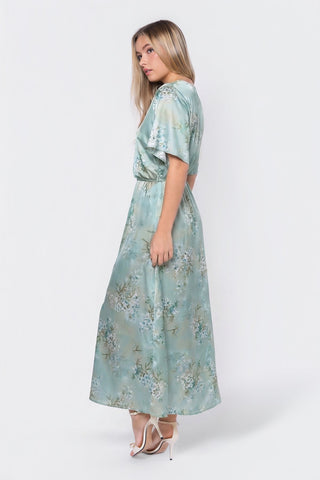 Juniper Dress (Green Flower)