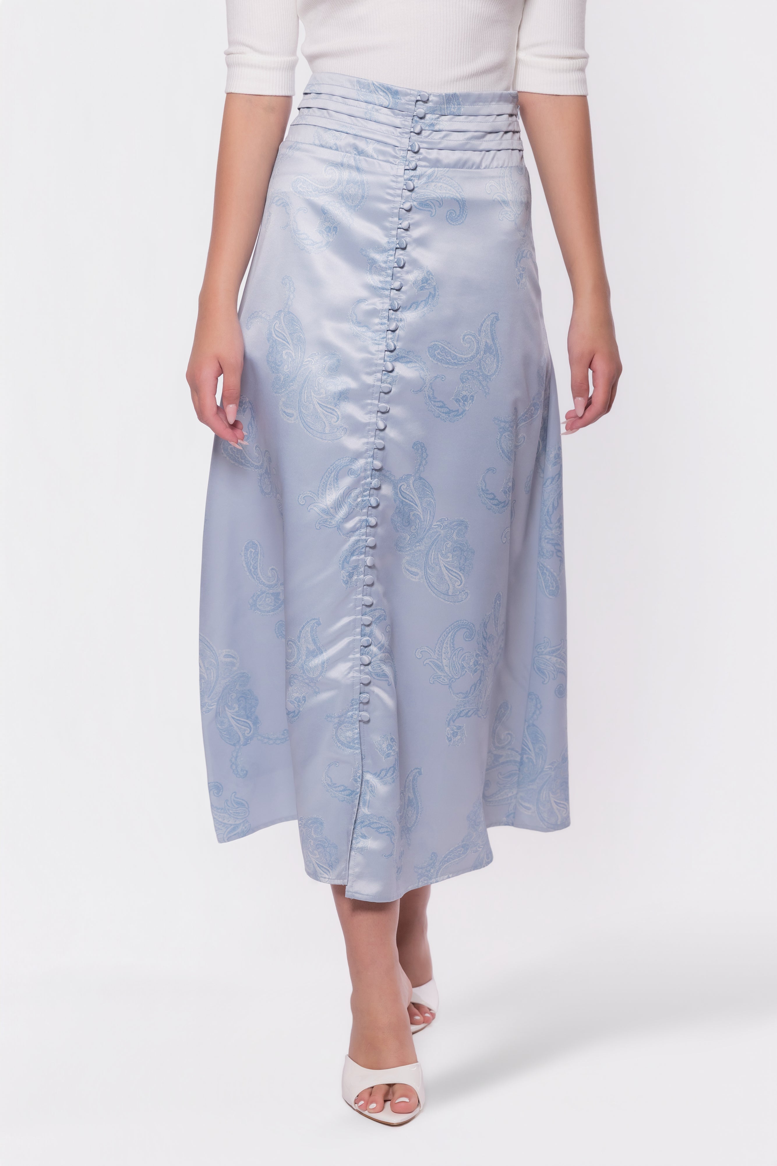 Lucy Skirt (Blue Grey) - Glamourous Grace