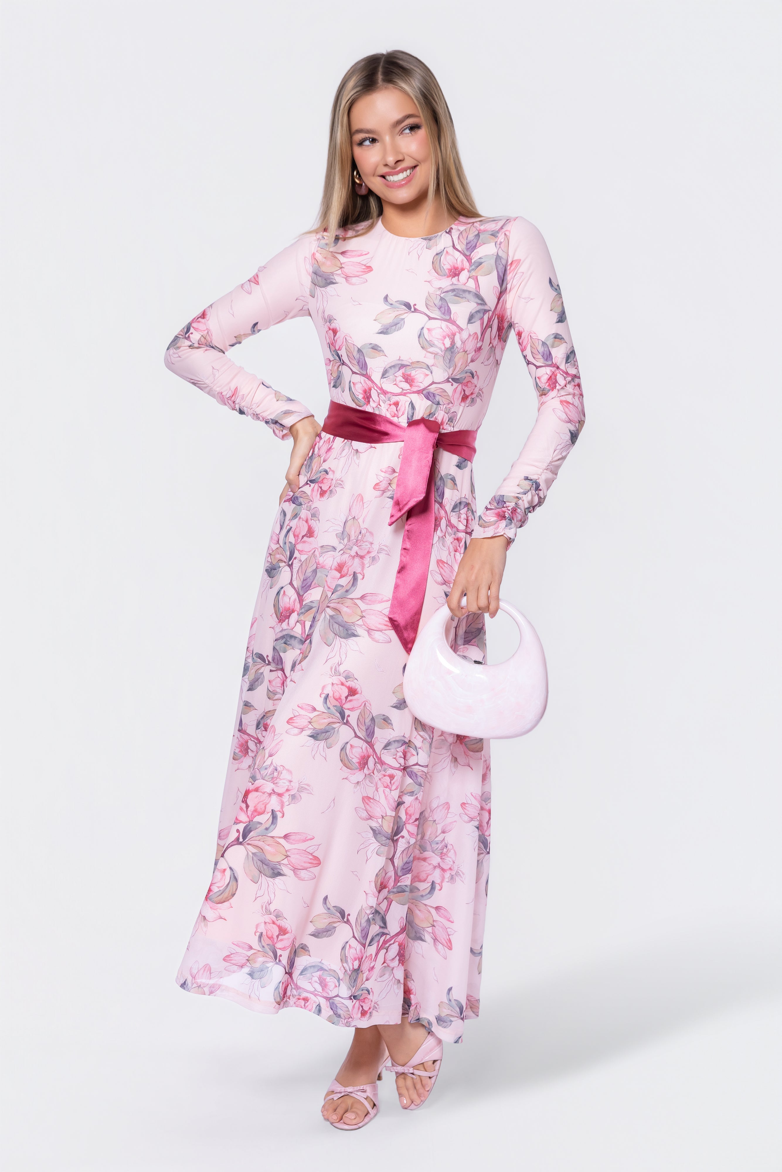 Florence Dress (Ivory Flower) - Glamourous Grace