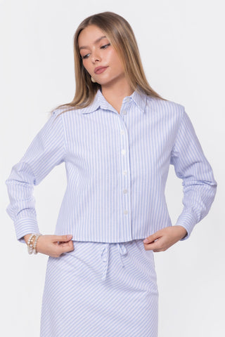 Anita Top (Blue Stripe)