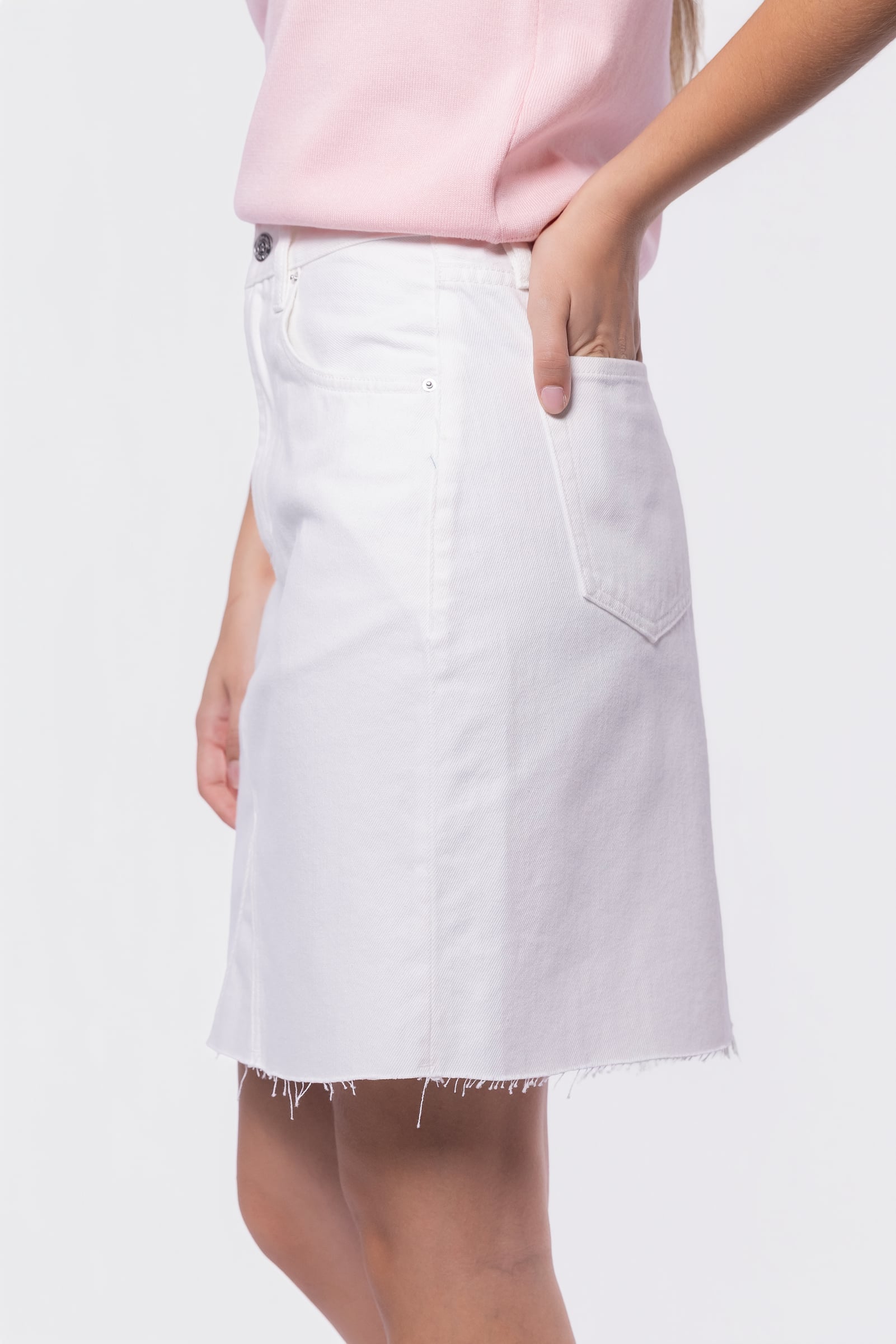 Emma Skirt (White) - Glamourous Grace