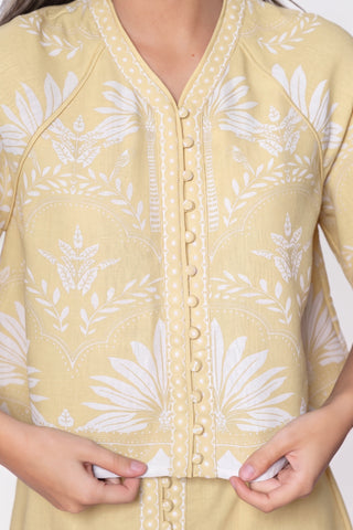 Lottie Top (Yellow White)