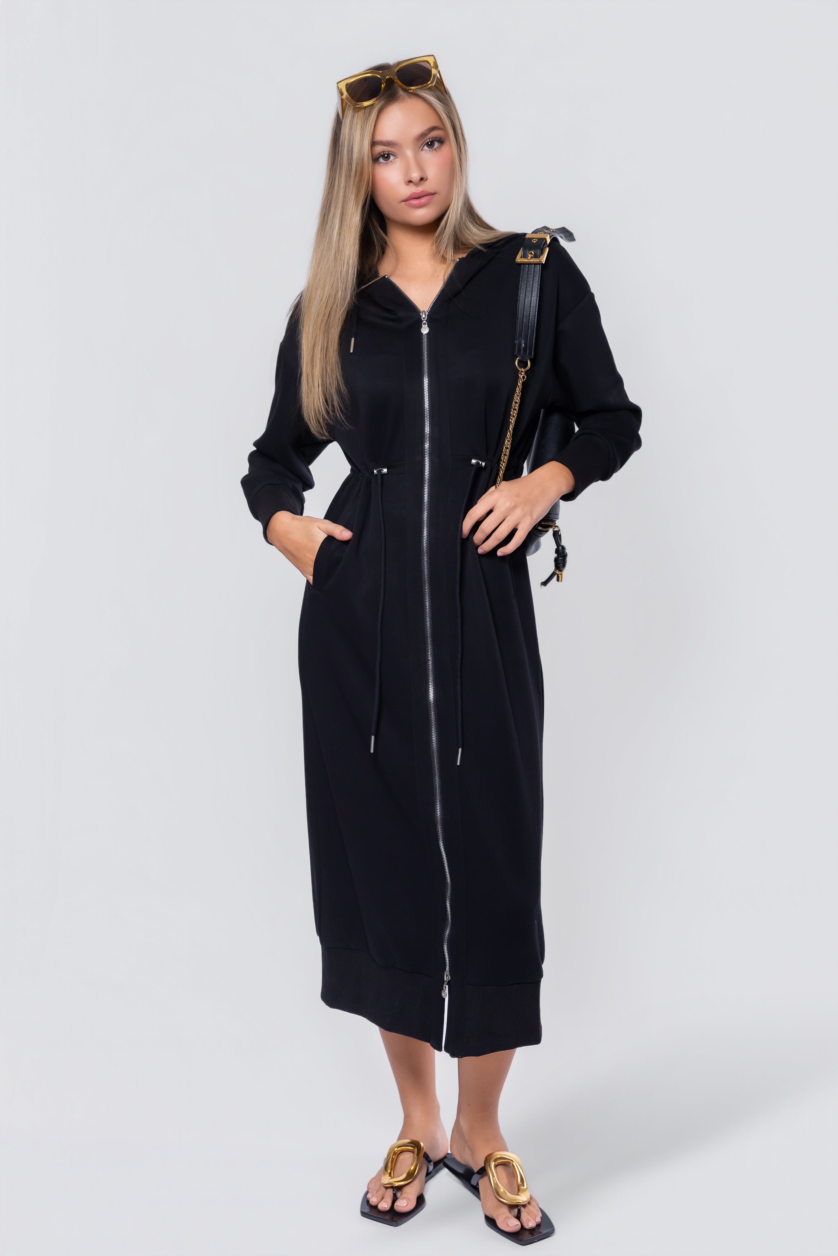 Mina Dress 50" (Black) - Glamourous Grace