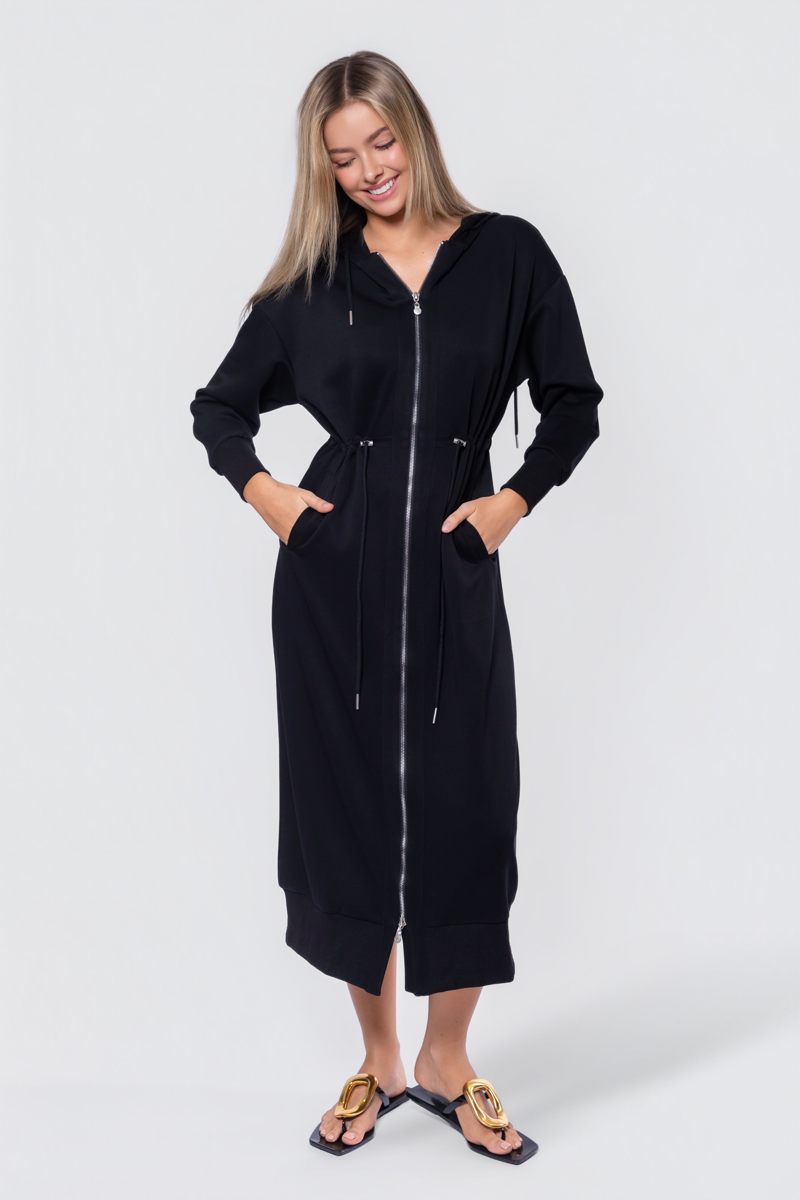 Mina Dress 50" (Black) - Glamourous Grace