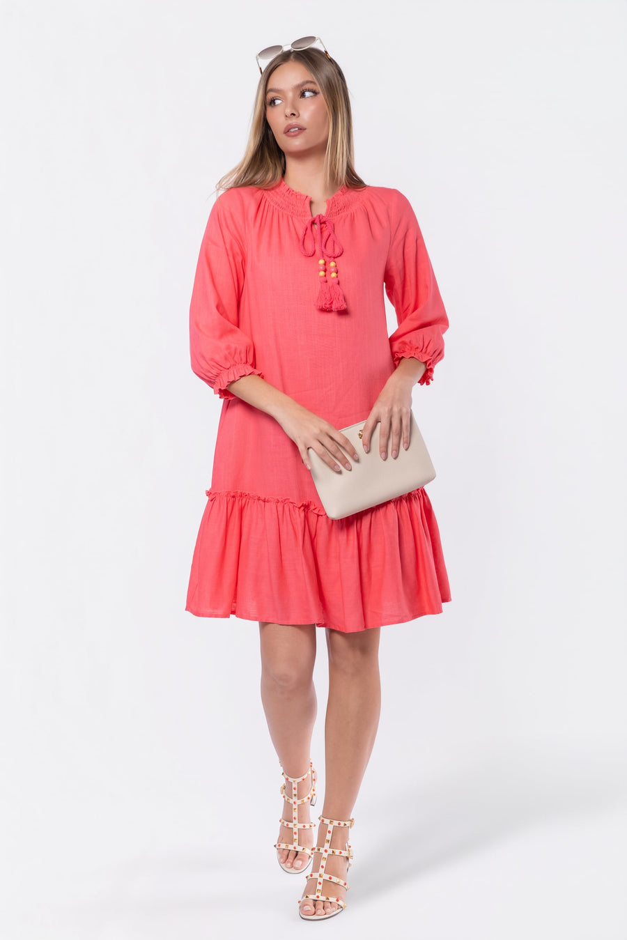 Clio Dress 37" (Pink) - Glamourous Grace