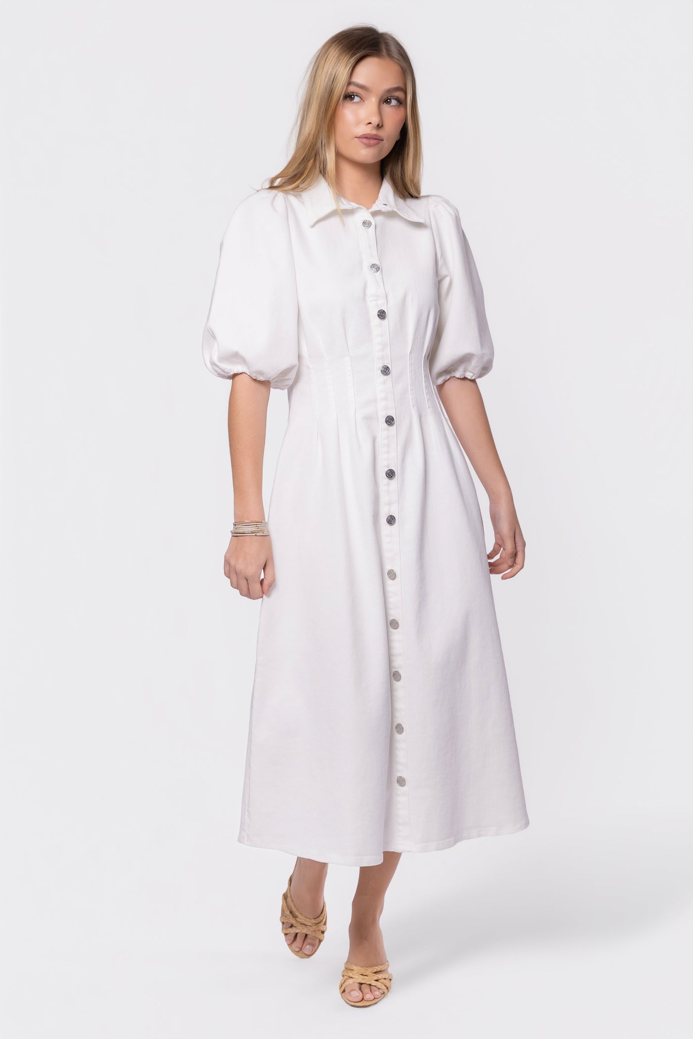 Ruth Dress (White) - Glamourous Grace