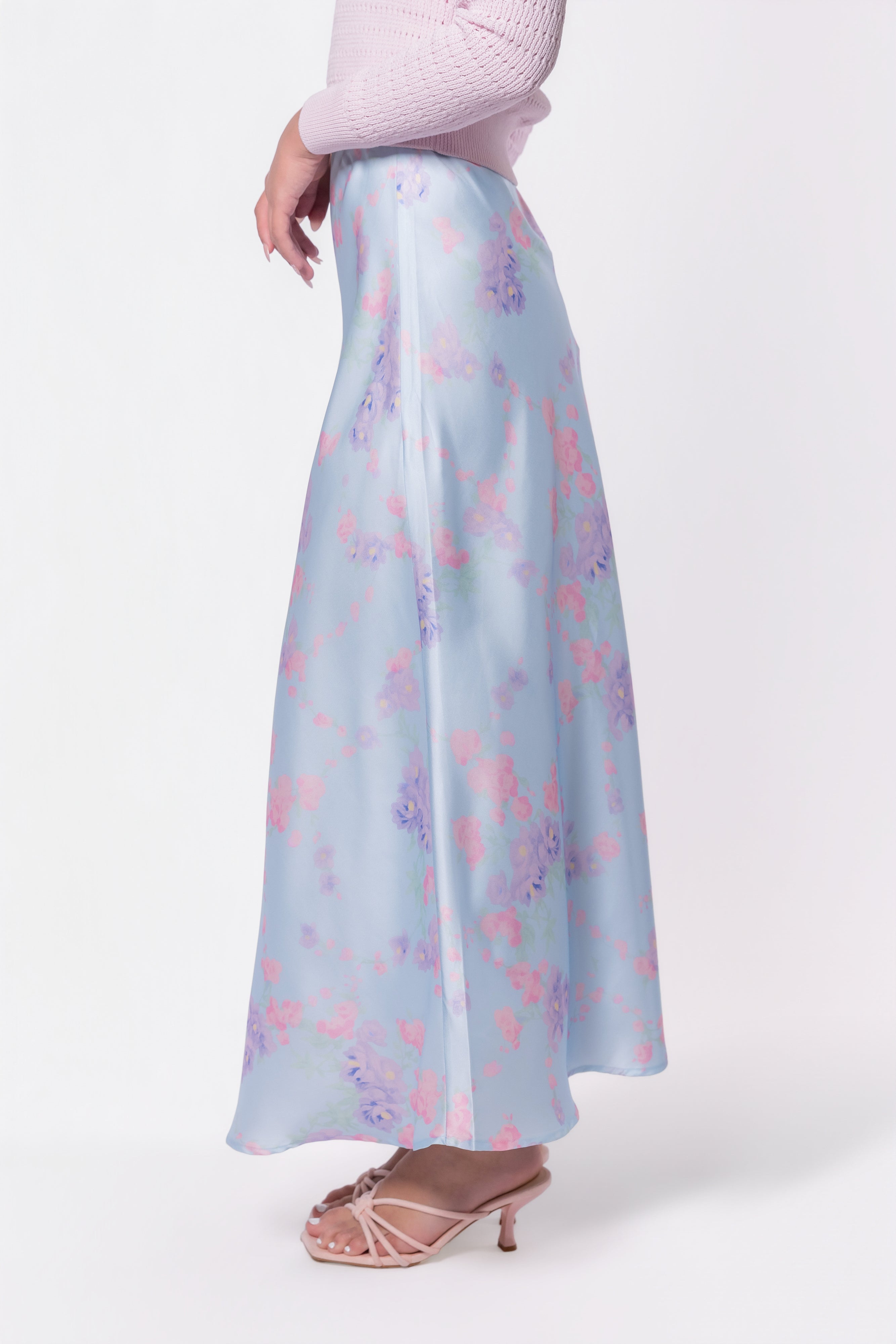 Lisa Skirt (Light Blue Purple) - Glamourous Grace