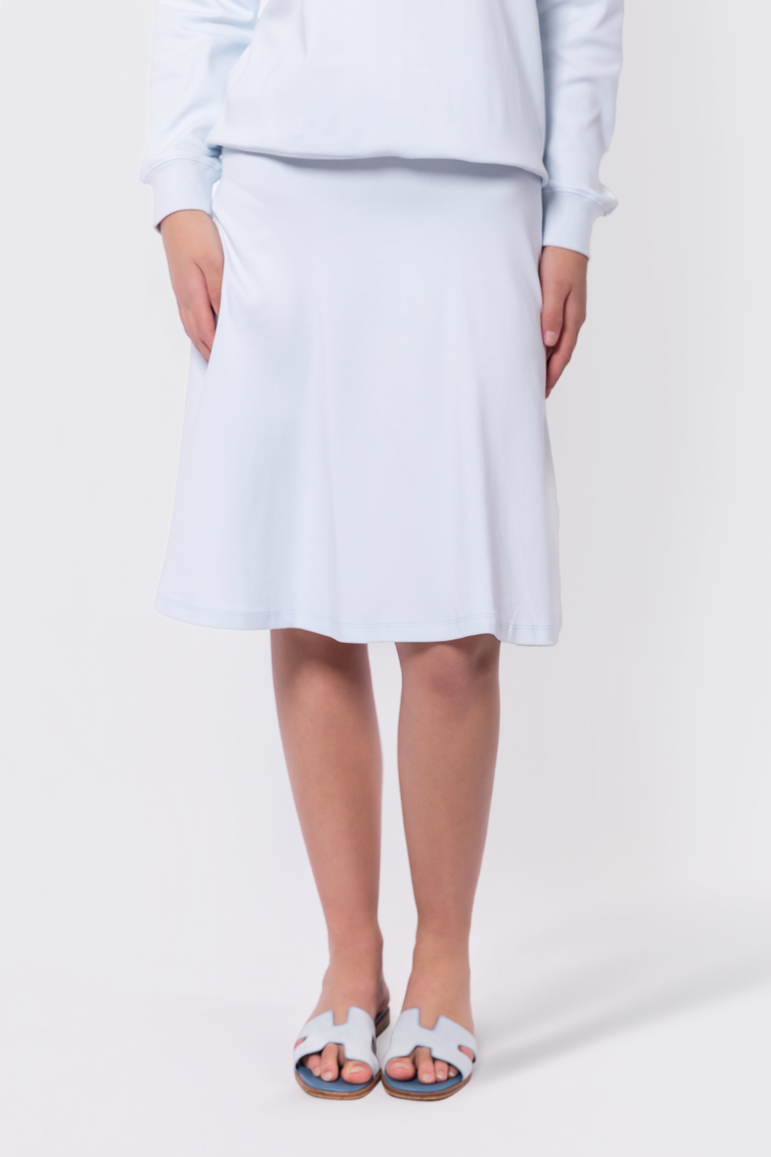 Karla Skirt 23" (Light Blue) - Glamourous Grace
