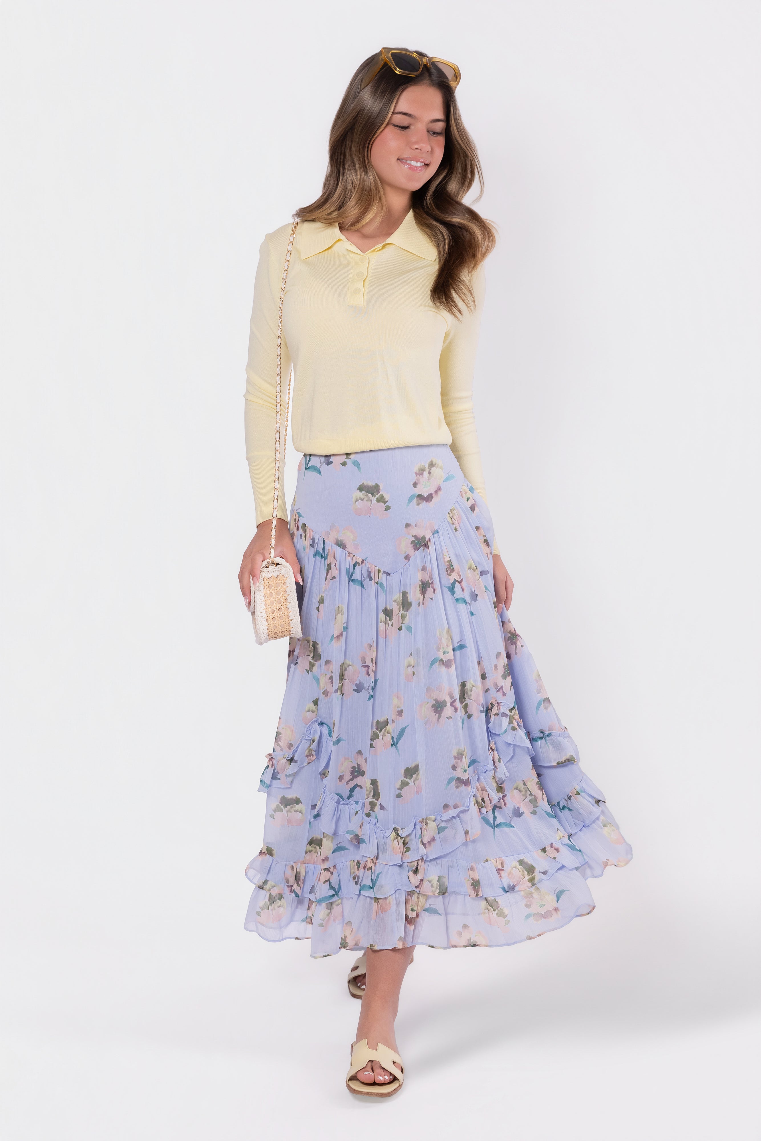 Kalina Skirt (Light Purple) - Glamourous Grace
