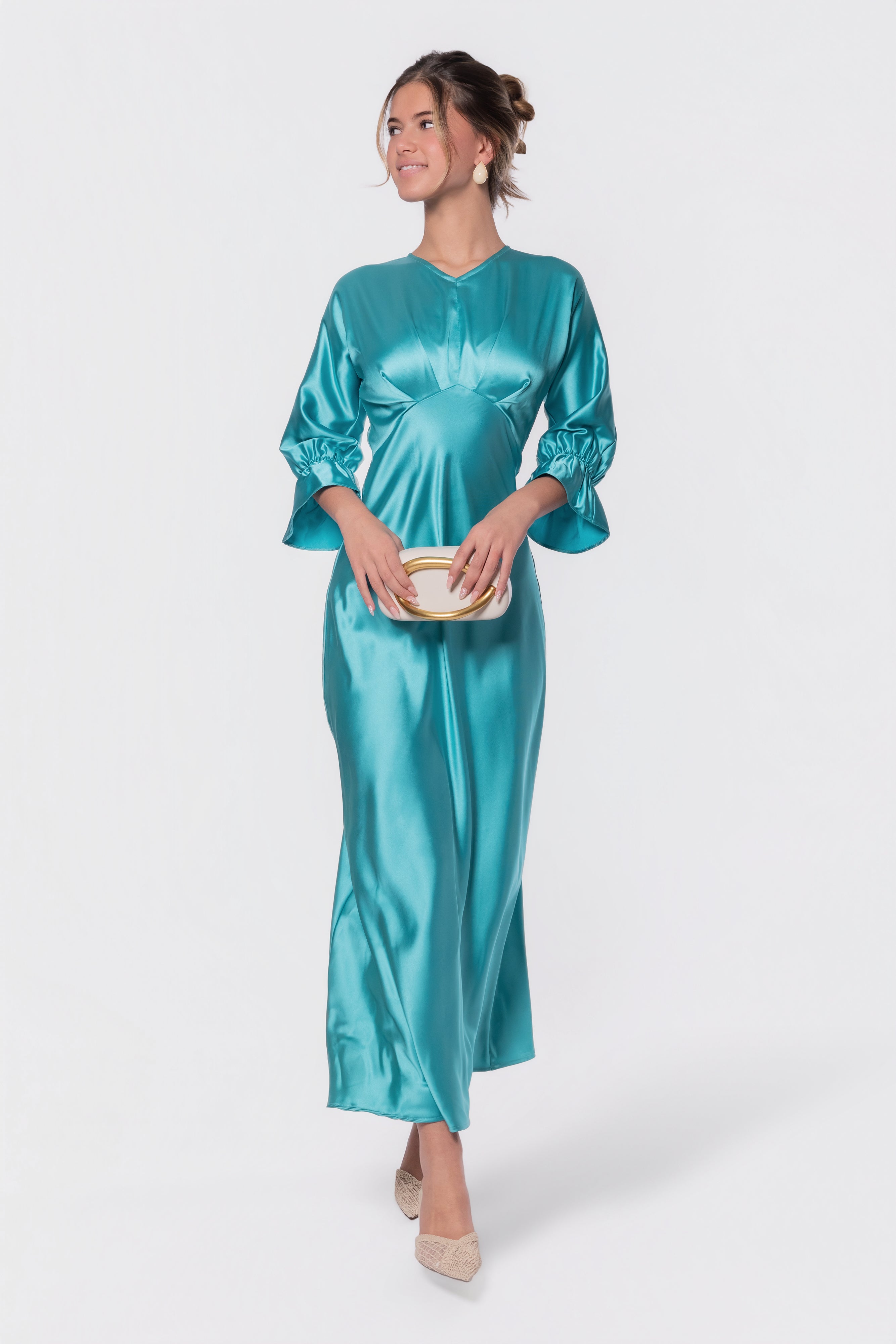 Rebecca Dress (Mint Green) - Glamourous Grace