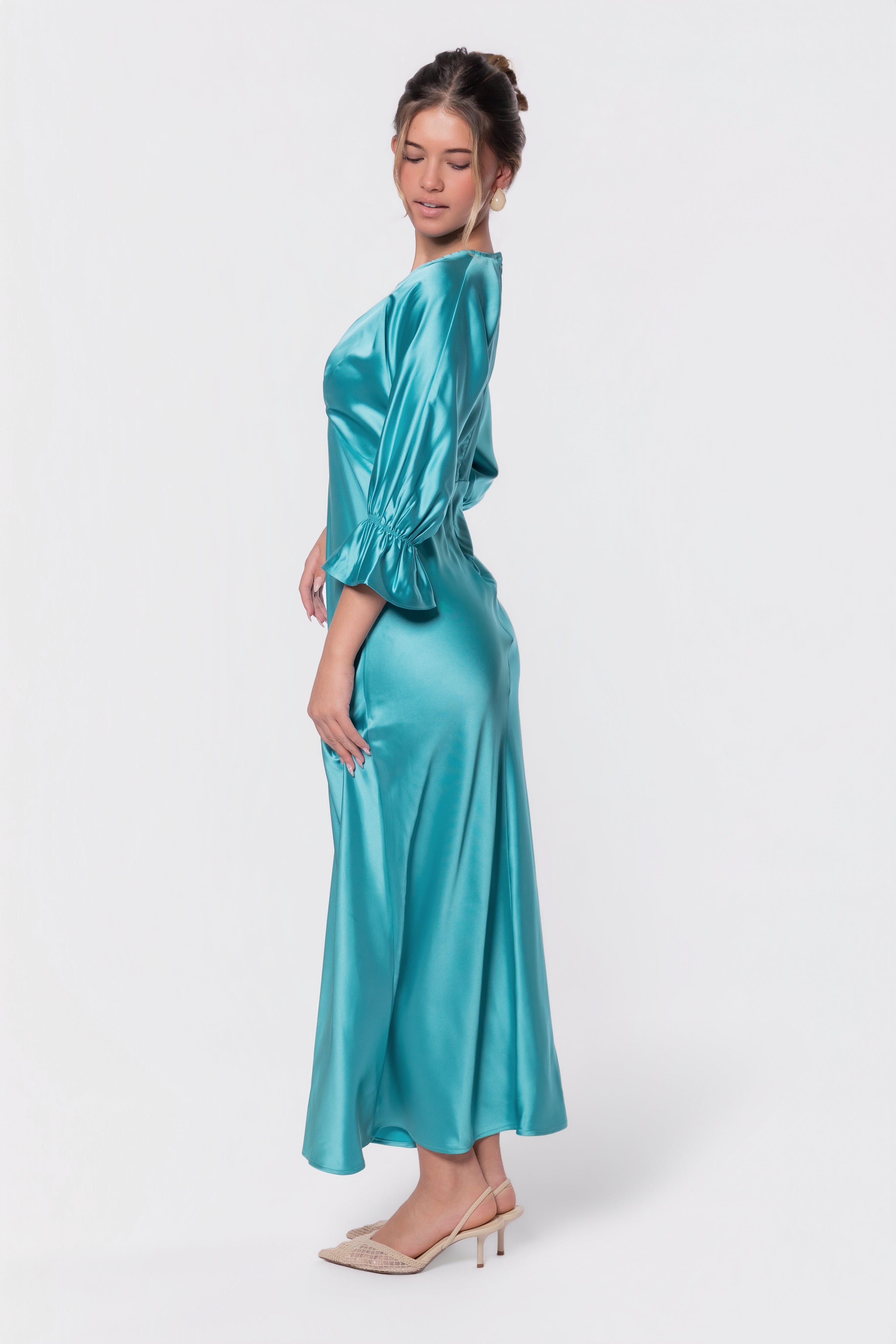 Rebecca Dress (Mint Green) - Glamourous Grace