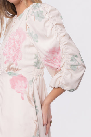 Patricia Dress (Green Pink)
