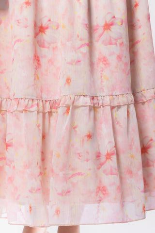 Victoria Dress (Pink Yellow)