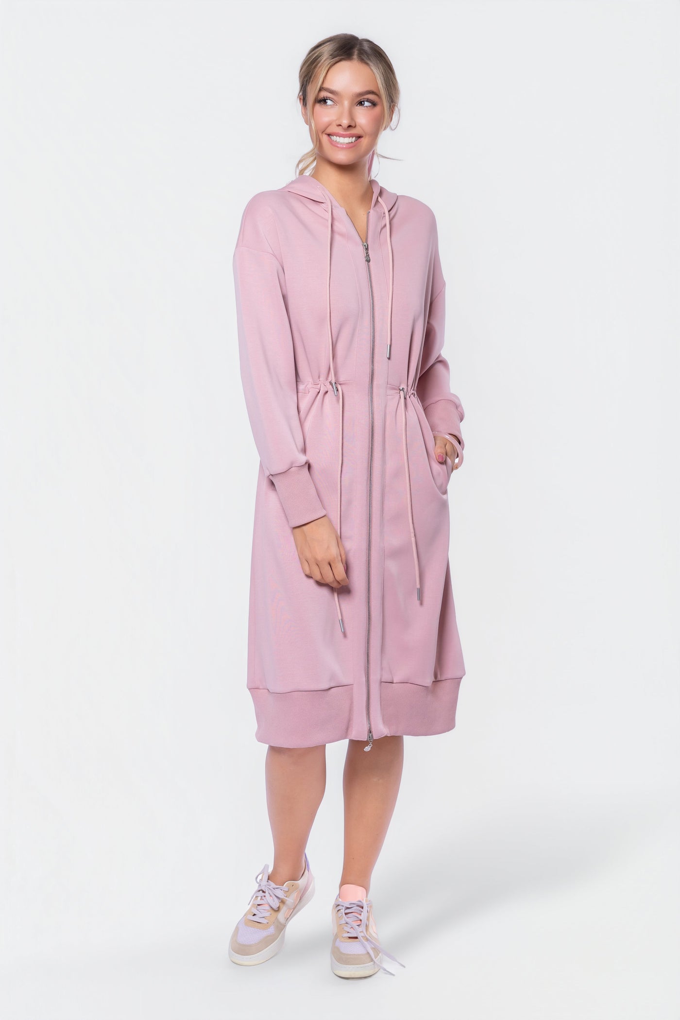 Mina Dress 42" (Indy Pink) - Glamourous Grace