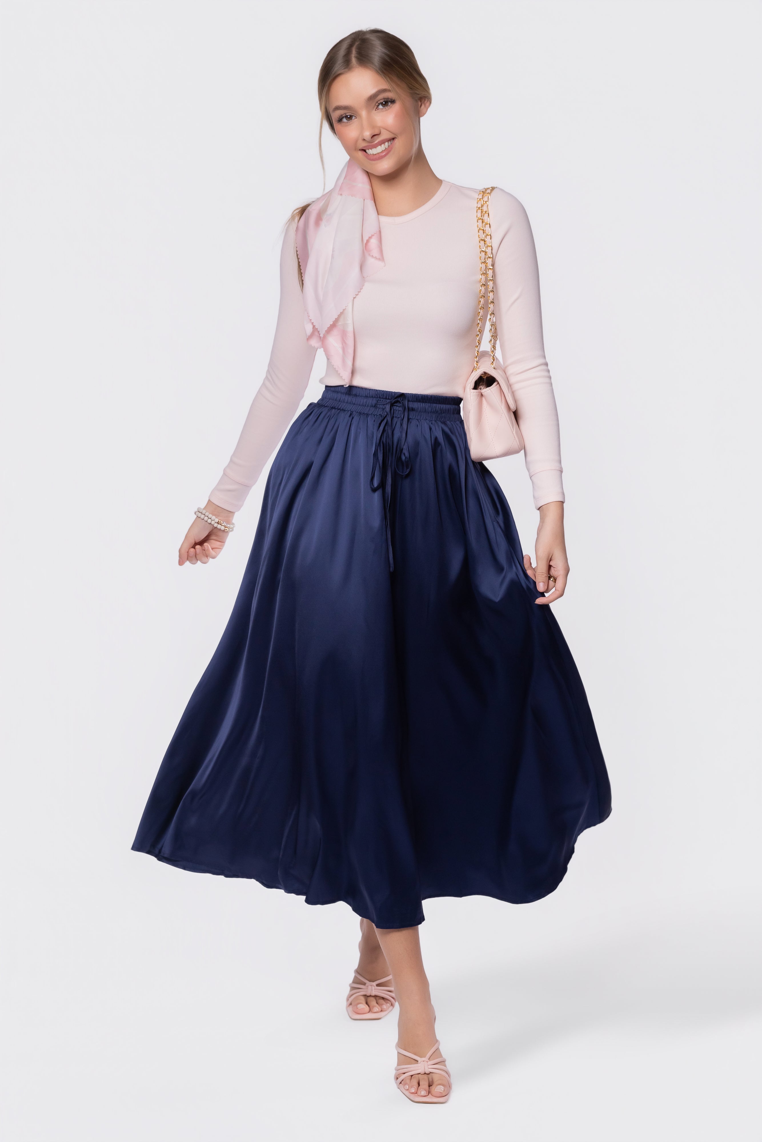 Rita Skirt (Navy) - Glamourous Grace