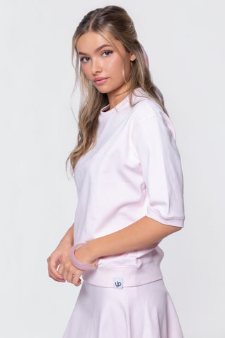 Karla Top Short Sleeve (Light Pink)