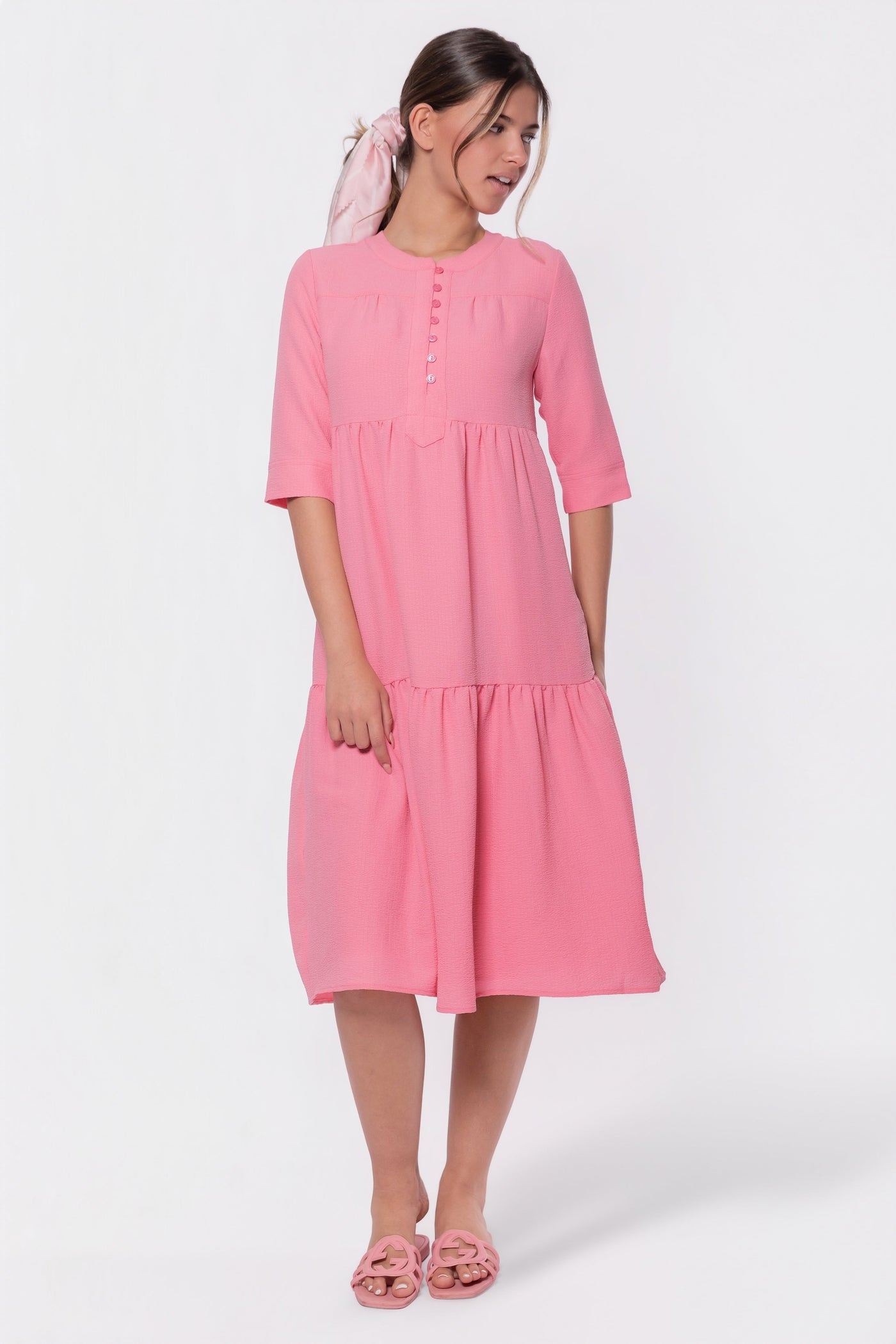 Mali Dress 42" (Pink) - Glamourous Grace
