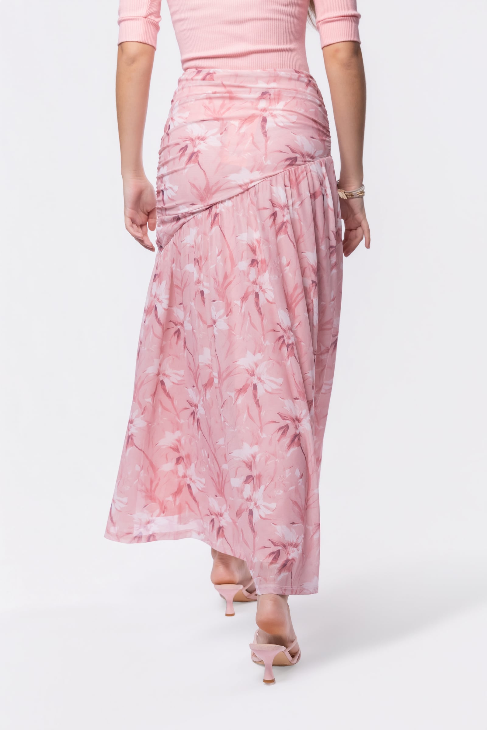 Miri Skirt (Pink Pattern) - Glamourous Grace