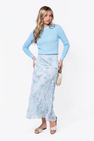 Laurel Skirt (Blue Flower)