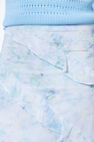 Laurel Skirt (Blue Flower)