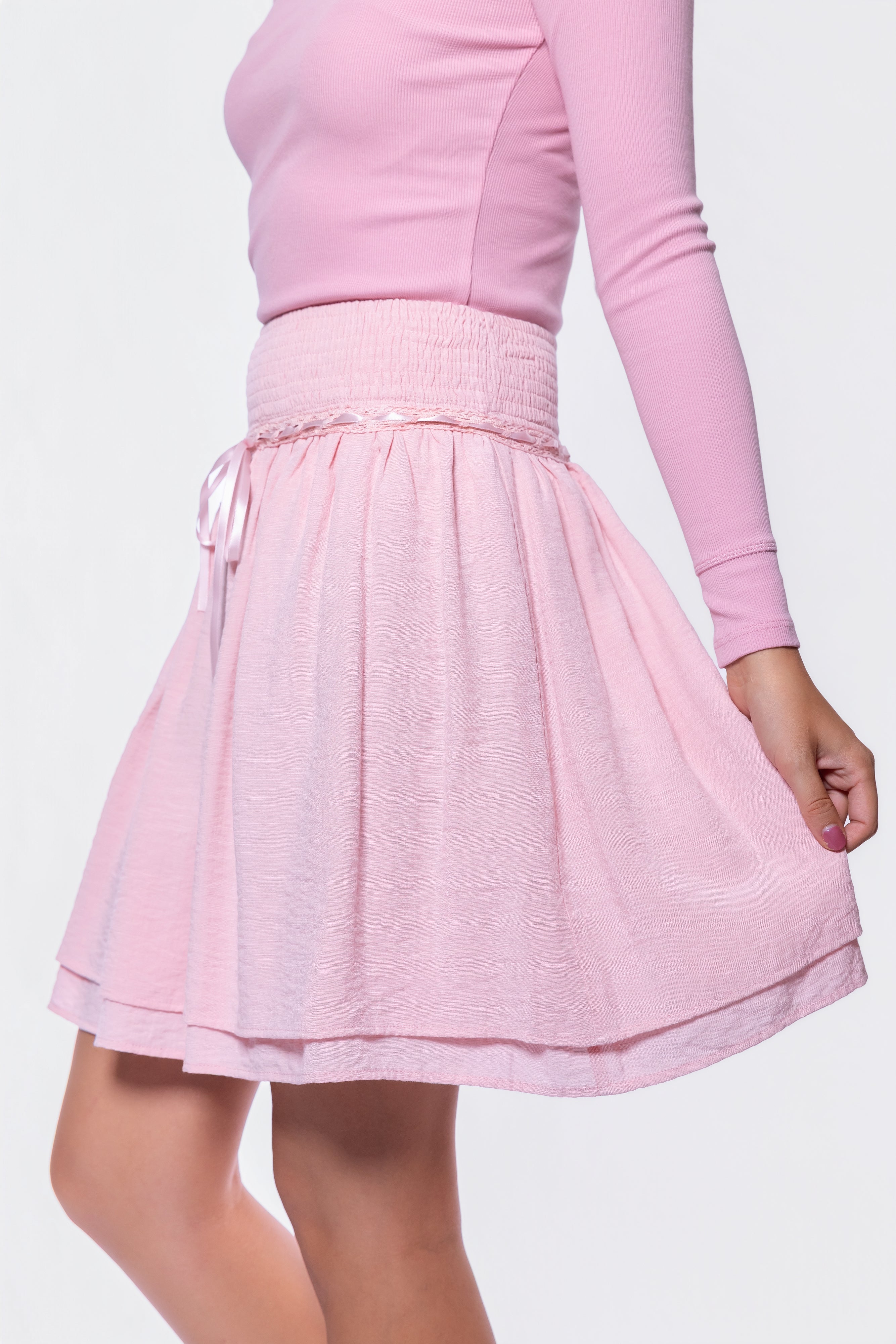 Avery Skirt 20" (Pink) - Glamourous Grace