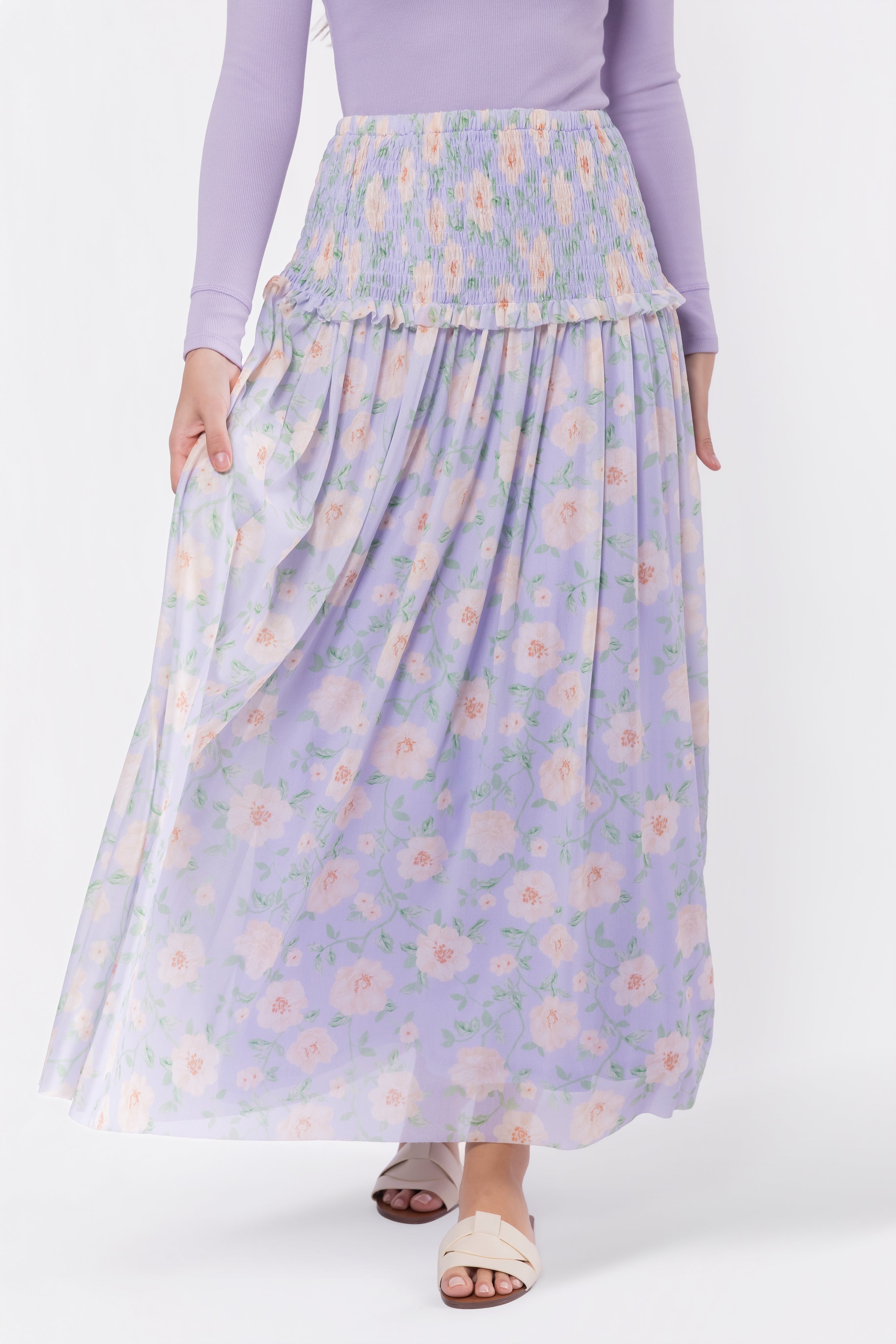 Liana Skirt (Light Lavender) - Glamourous Grace