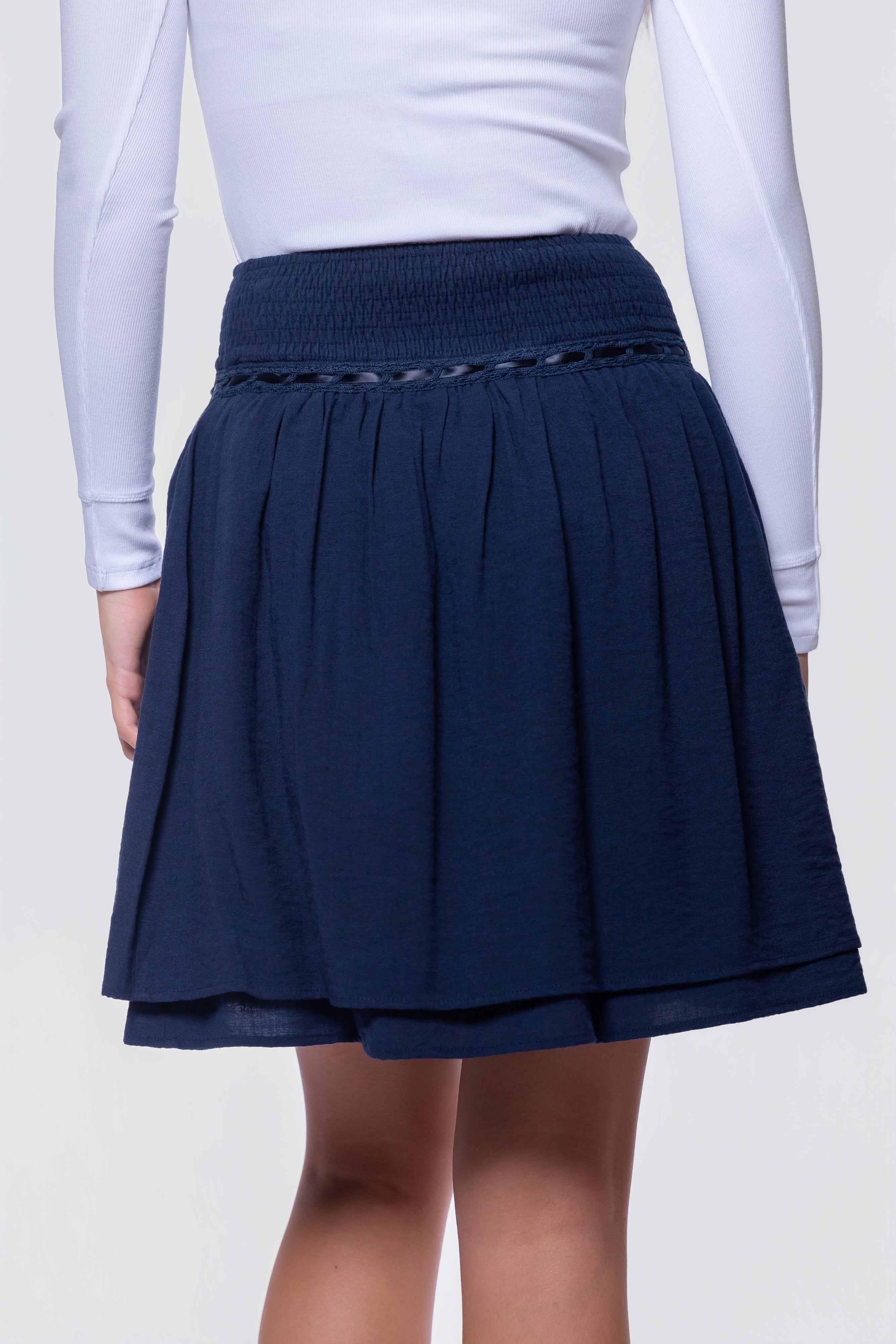 Avery Skirt 20" (Navy) - Glamourous Grace