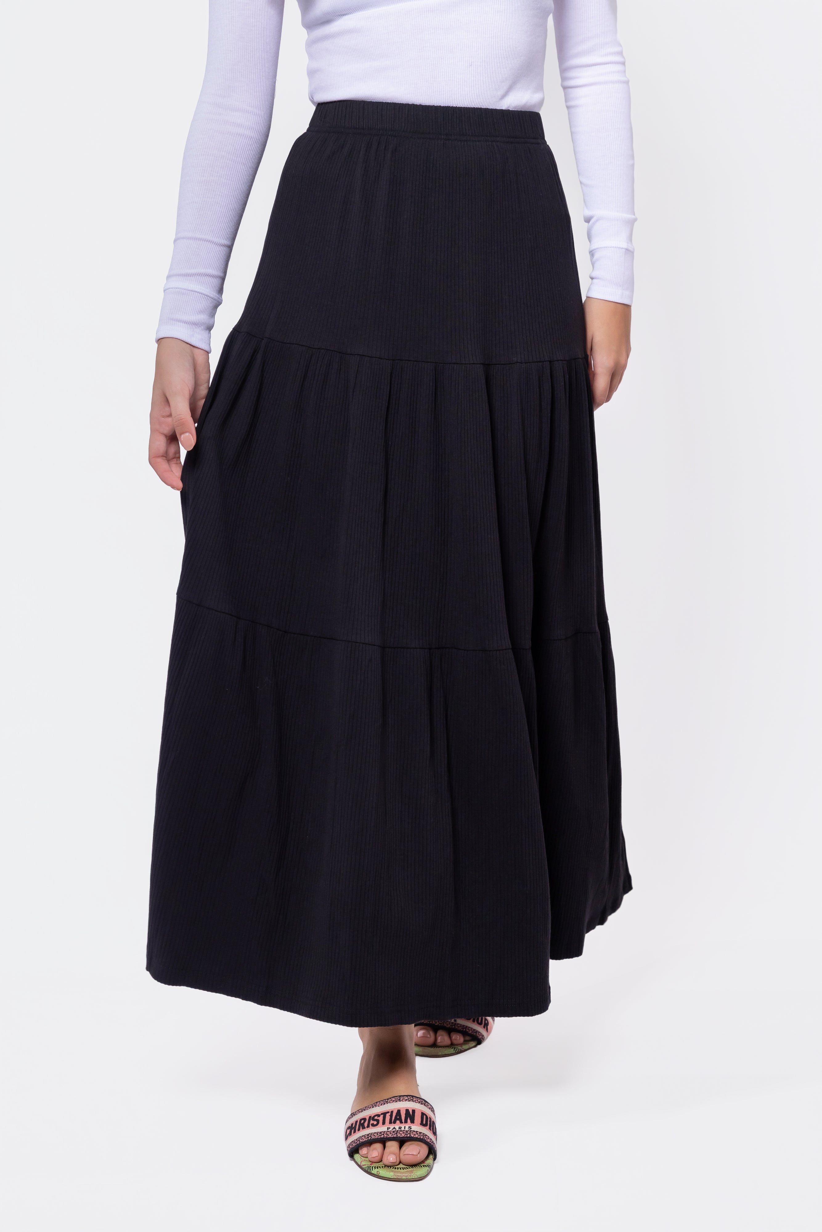 Ayla Skirt 36" (Black) - Glamourous Grace