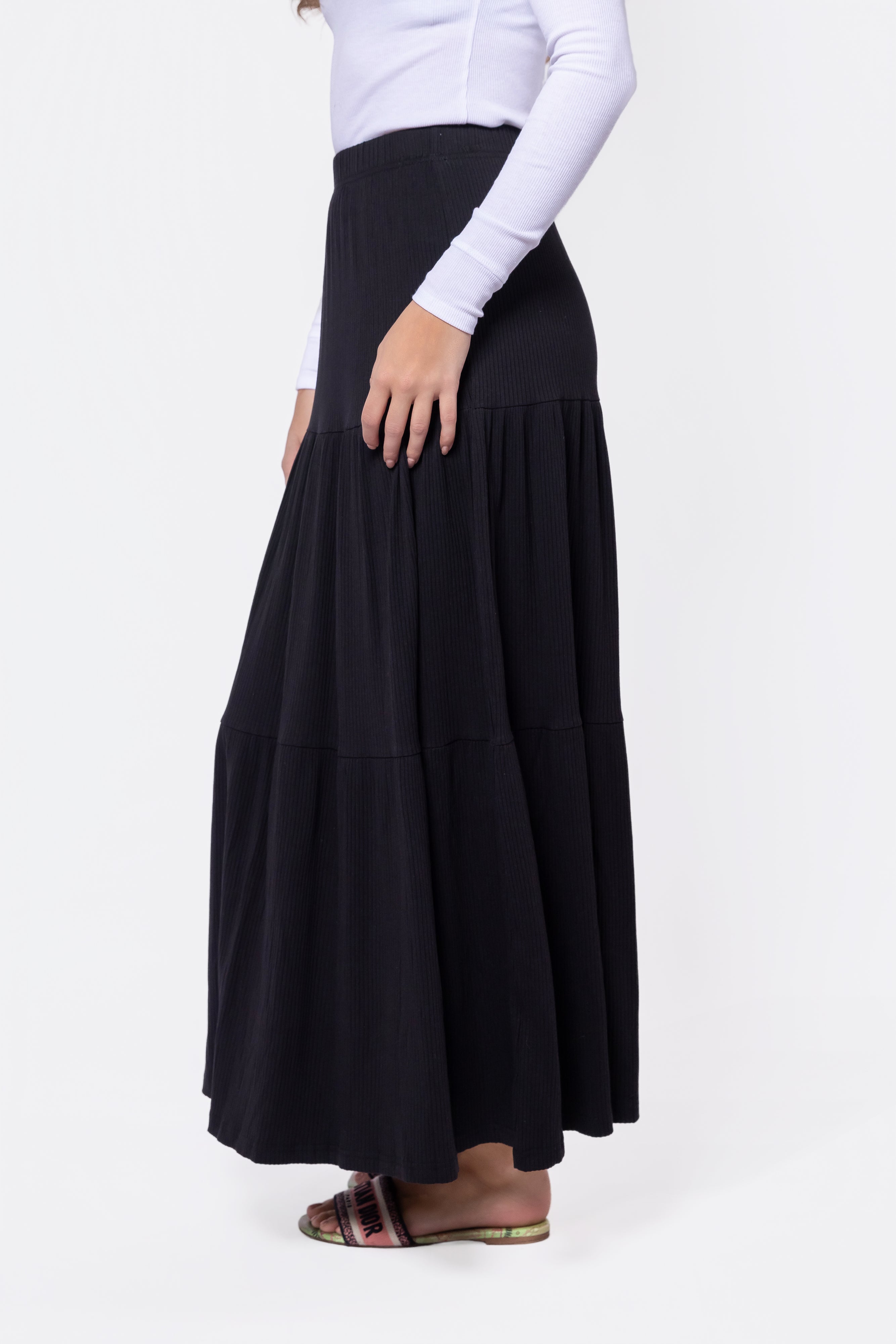 Ayla Skirt 36" (Black) - Glamourous Grace