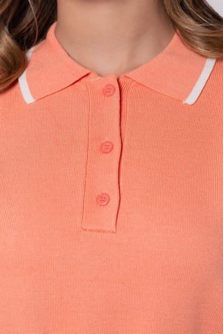 Leah Top (Coral Pink)