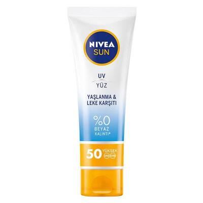 Nivea SPF 50 Anti-Aging & Spot Reduction Facial Sunscreen: Ultimate Sun Protection for Youthful, Radiant Skin (1.69 fl oz) - Glamourous Grace