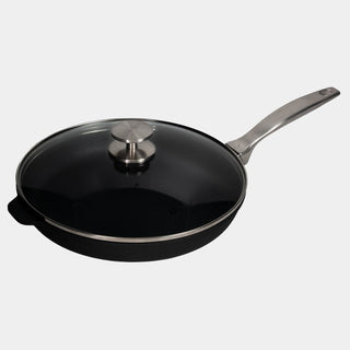 CXD Dual Ceramic Layer, Diamond Reinforced Nonstick Fry Pan | Made in Switzerland