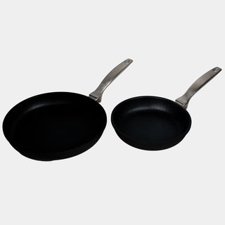 CXD Dual Ceramic Layer, Diamond Reinforced Nonstick 2-Piece Small Fry Pan Set (8" & 10.25") | Made in Switzerland