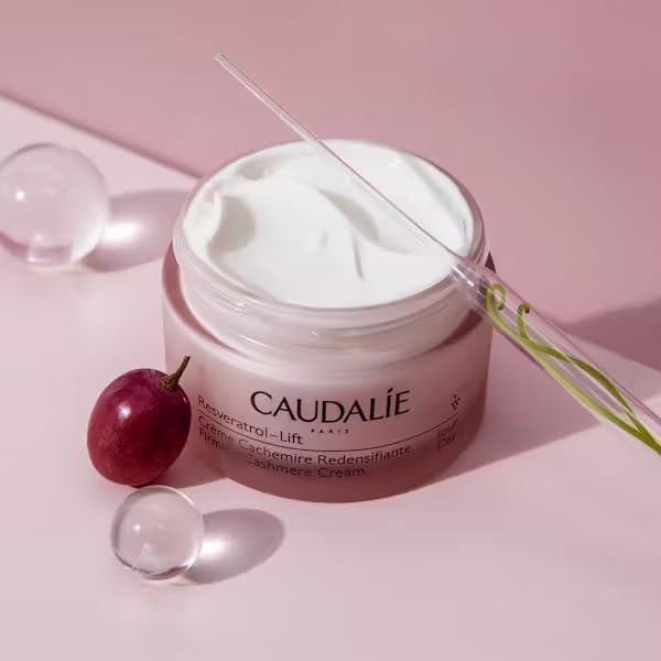 Caudalie Resveratrol Lift Firming Cashmere Anti-Aging Face Cream - Natural Face Moisturizer with Resveratrol - Glamourous Grace