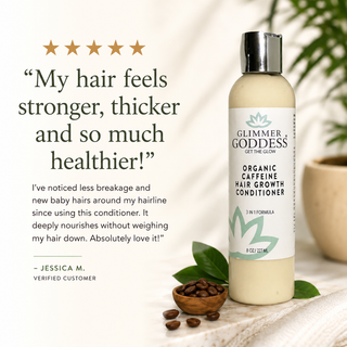 Organic Caffeine Hair Growth Mask – Deep Conditioning Treatment - Glamourous Grace