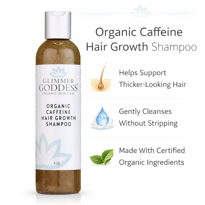 Organic Caffeine Shampoo for Hair Growth – Stimulating Formula - Glamourous Grace