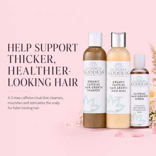 Organic Caffeine Hair Growth System – 3-Step Treatment Set - Glamourous Grace