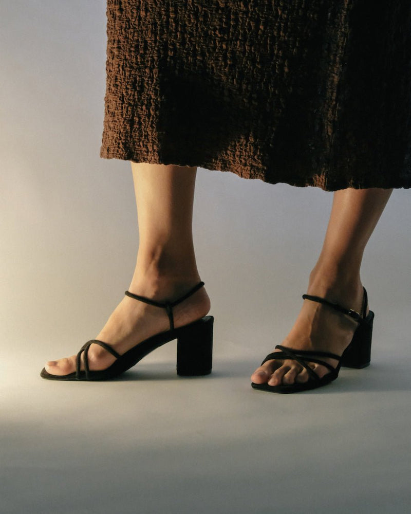 Camila | Black Suede - Glamourous Grace
