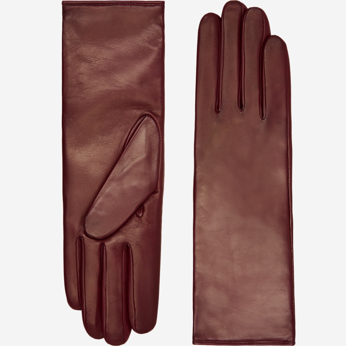 Camilla (xb) - Italian long leather winter gloves with luxurious cashmere lining - Glamourous Grace