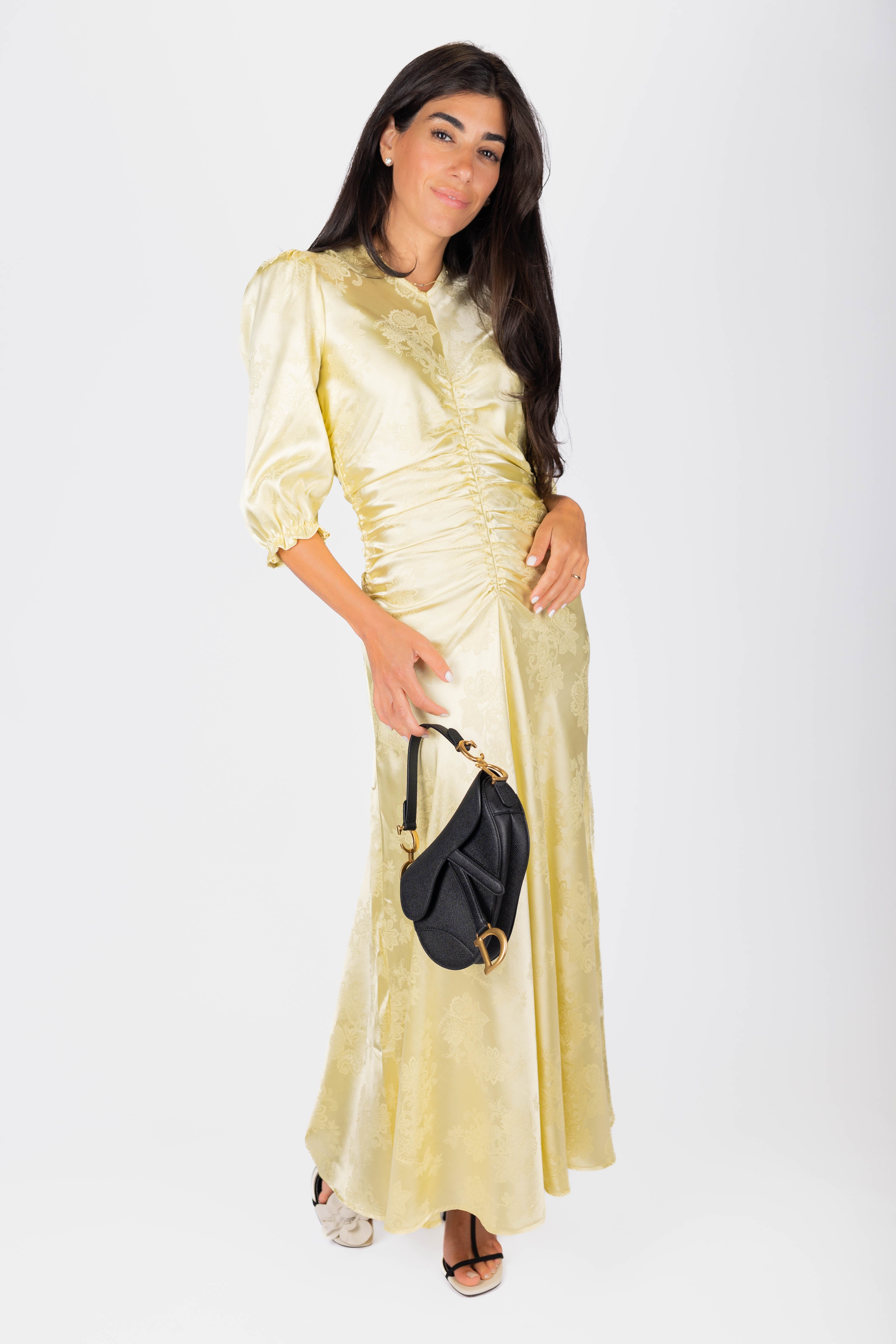 Audrey Dress (Butter Yellow) - Glamourous Grace