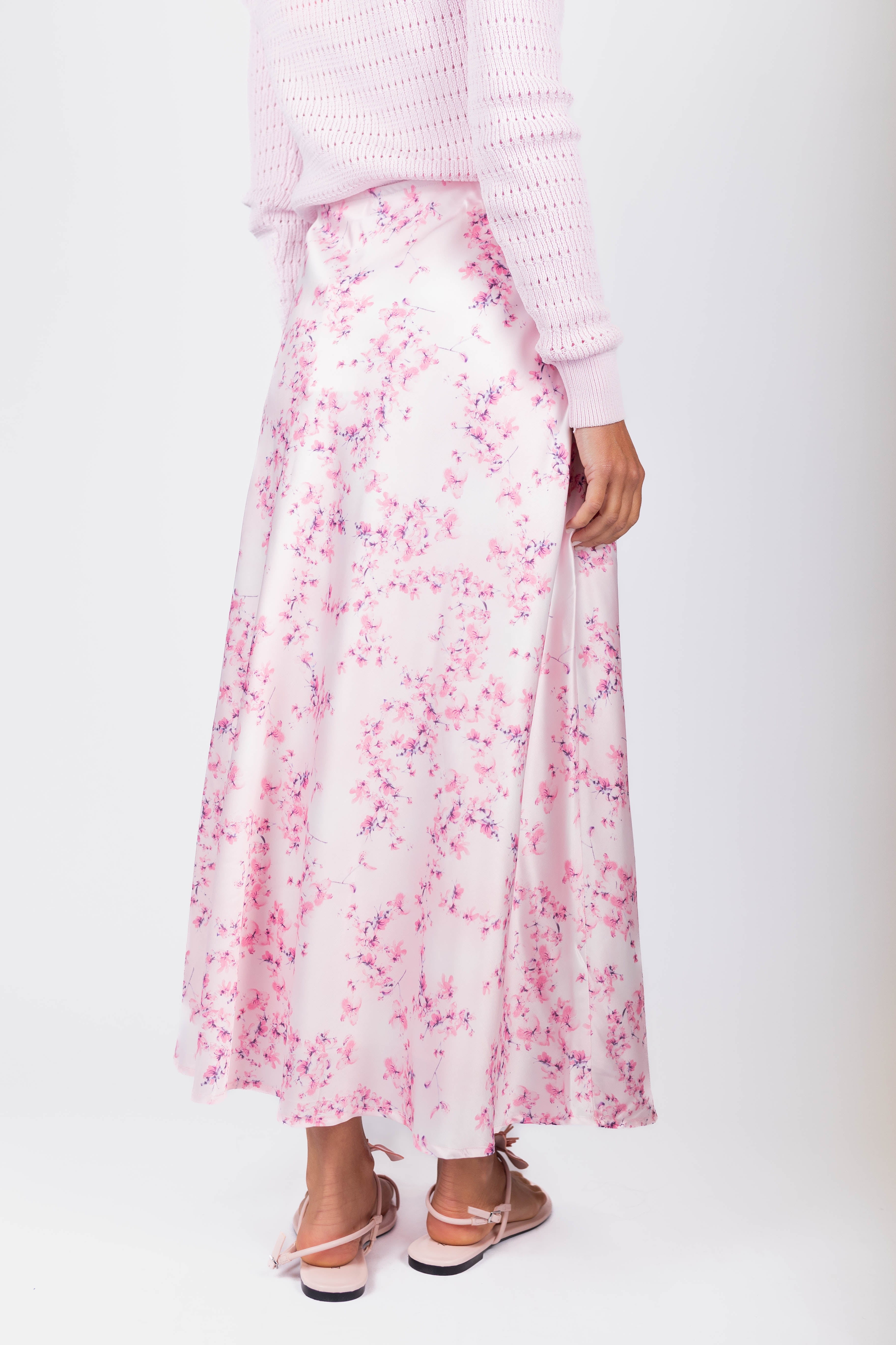 Dakota Skirt (Pink Pattern) - Glamourous Grace