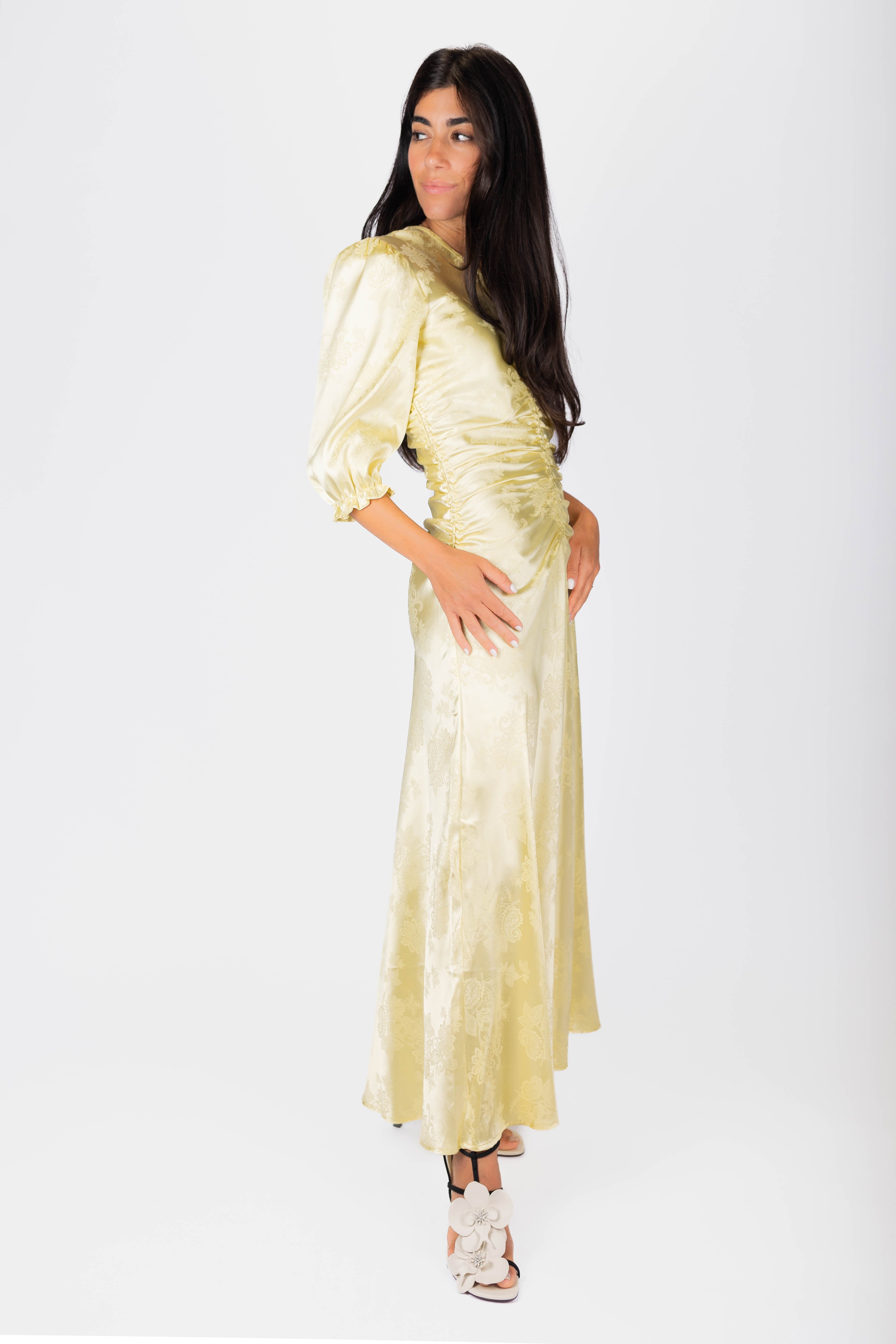 Audrey Dress (Butter Yellow) - Glamourous Grace