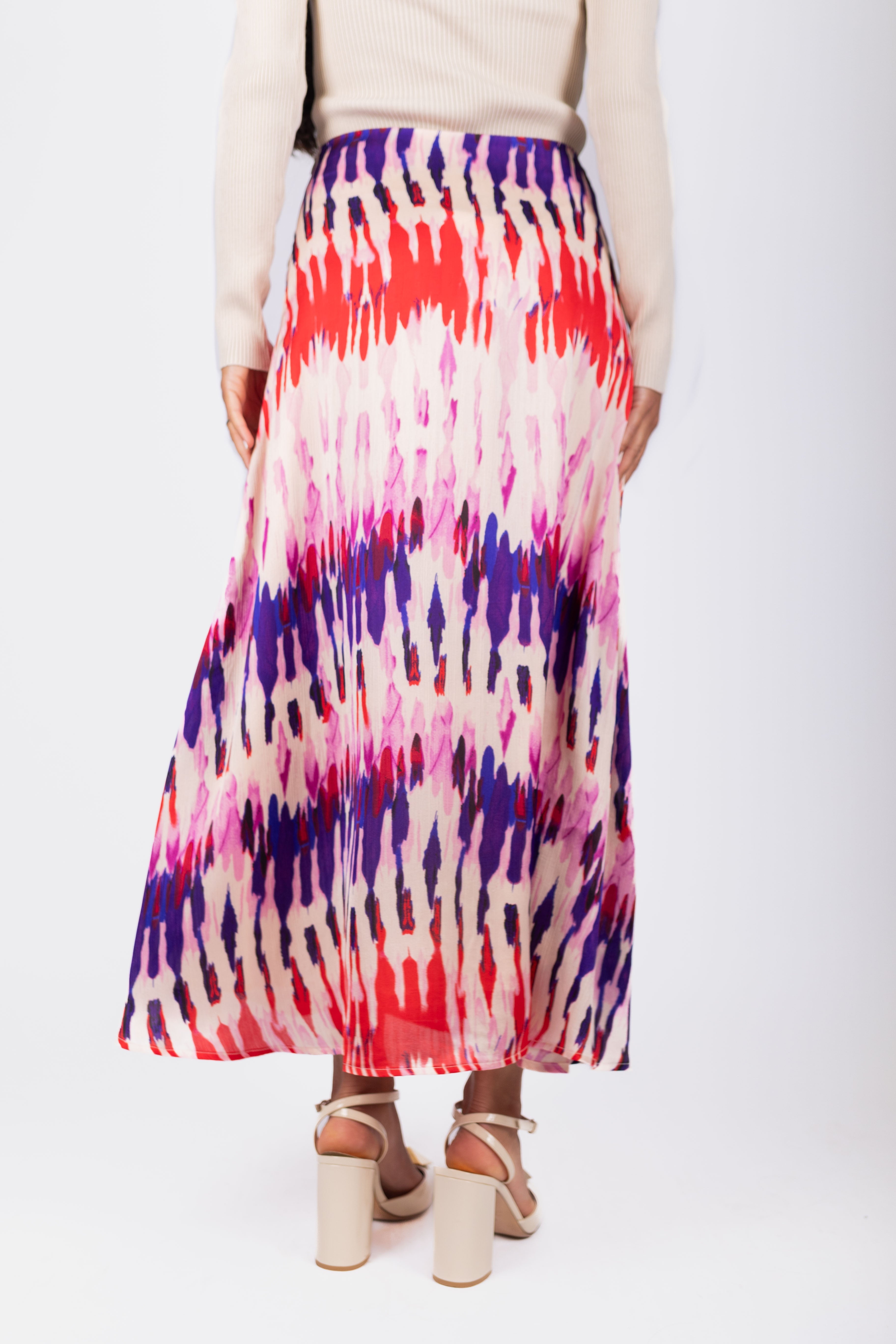 Sylvie Skirt (Purple Multi) - Glamourous Grace